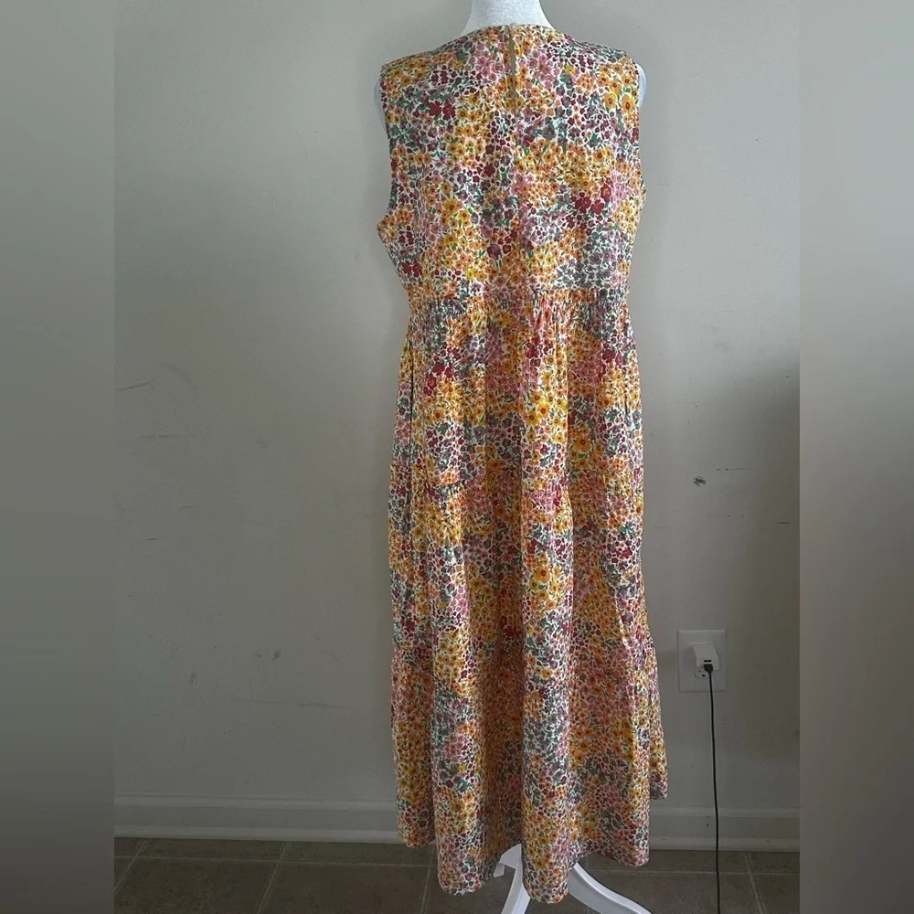 J. Crew Multicolor Floral Dress